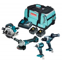 Makita DLX4156TX1 įrankių rinkinys 2x5 Ah 